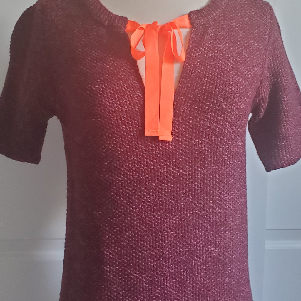 Maje Short Sleeve Knit Dress, Size 2
